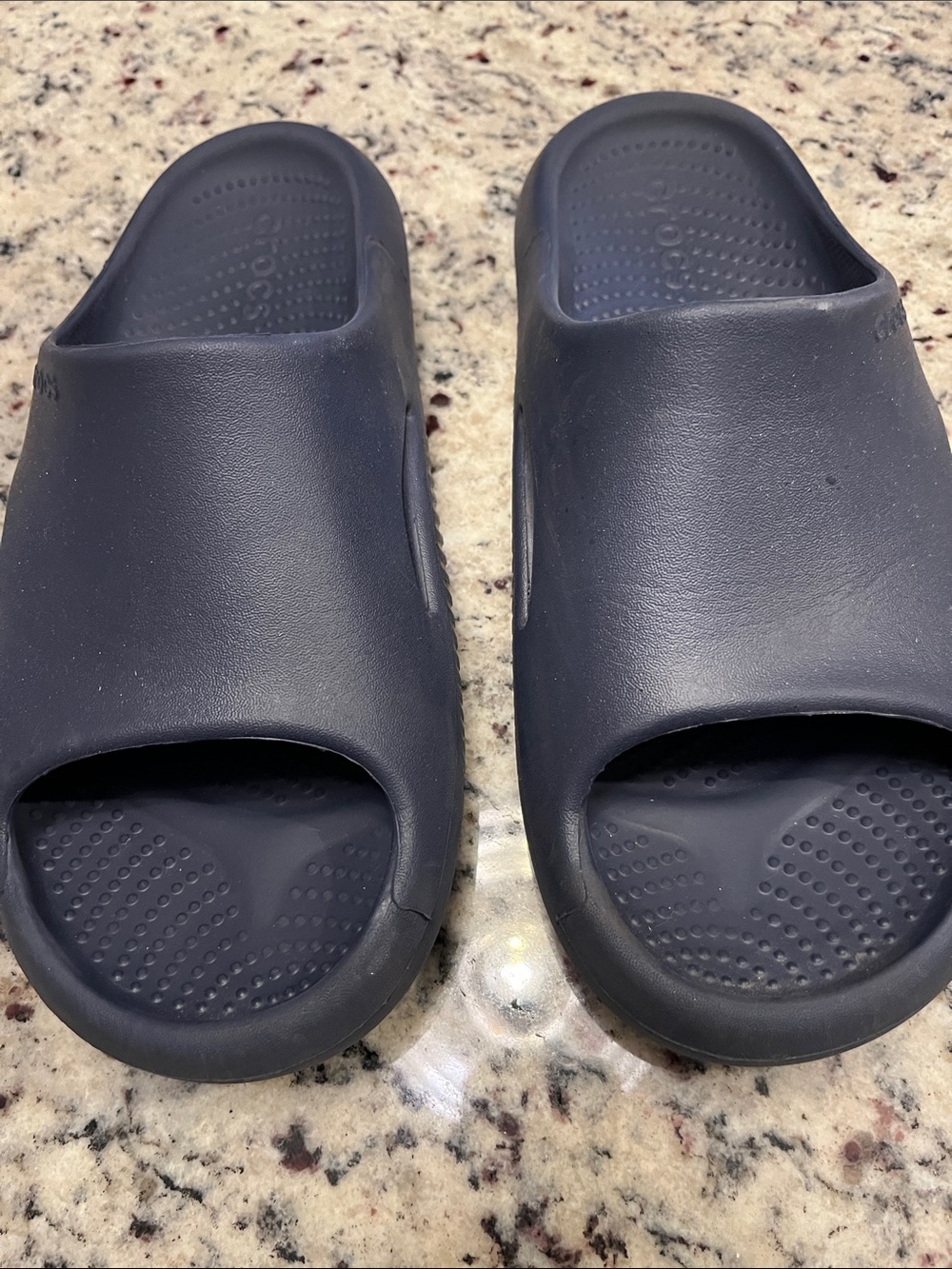 CROCS Navy Blue Slide Sandals